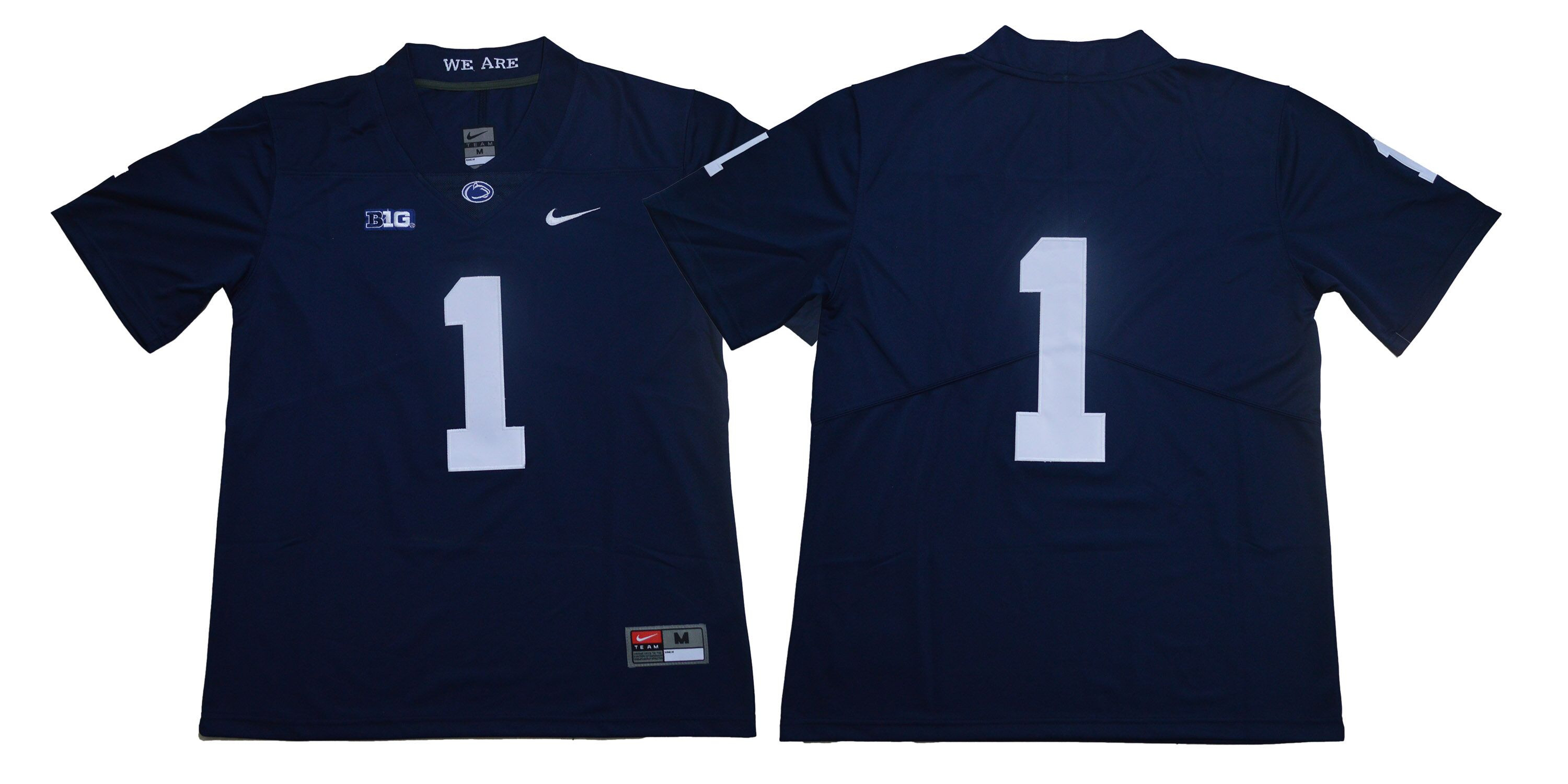 Penn State Nittany Lions #1 Navy Nike College Football Jersey