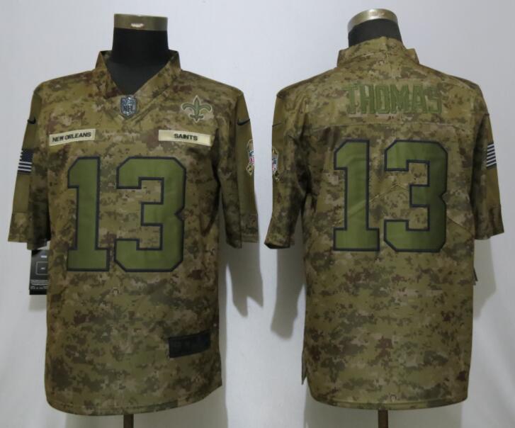 Nike Saints 13 Micheal Thomas Camo Salute To Service Limited Jersey
