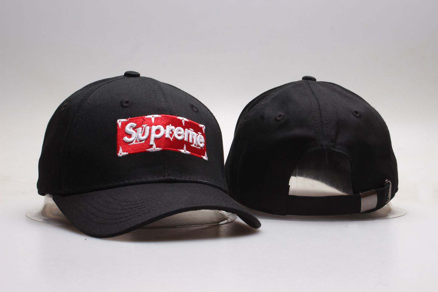 Supreme Fresh Big Logo Black Snapback Adjustable Hat YP