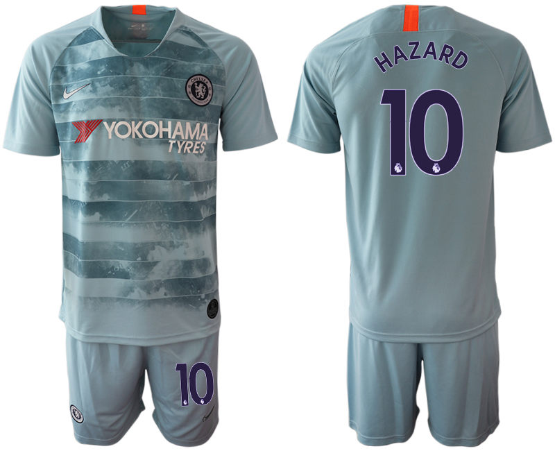 2018-19 Chelsea 10 HAZARD Third Away Soccer Jersey - Click Image to Close