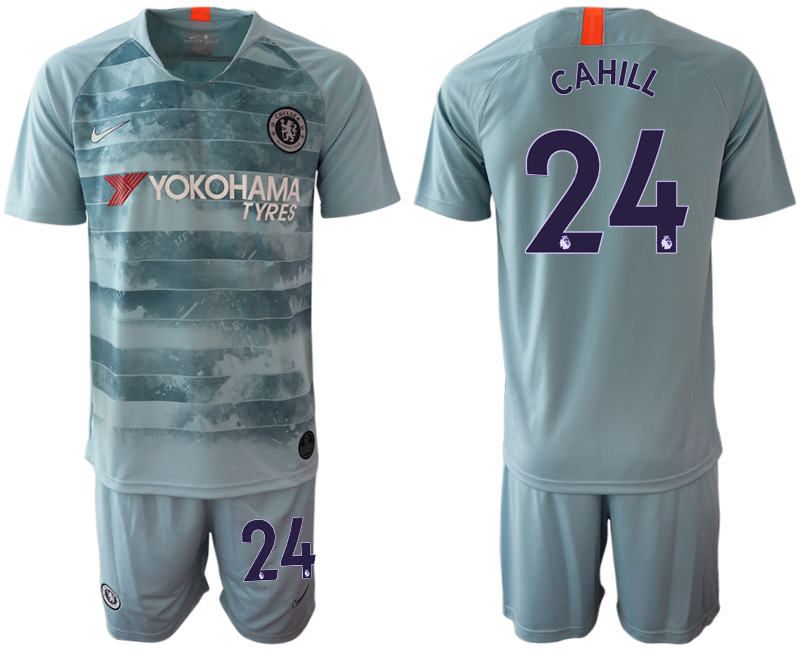 2018-19 Chelsea 24 CAHILL Third Away Soccer Jersey - Click Image to Close