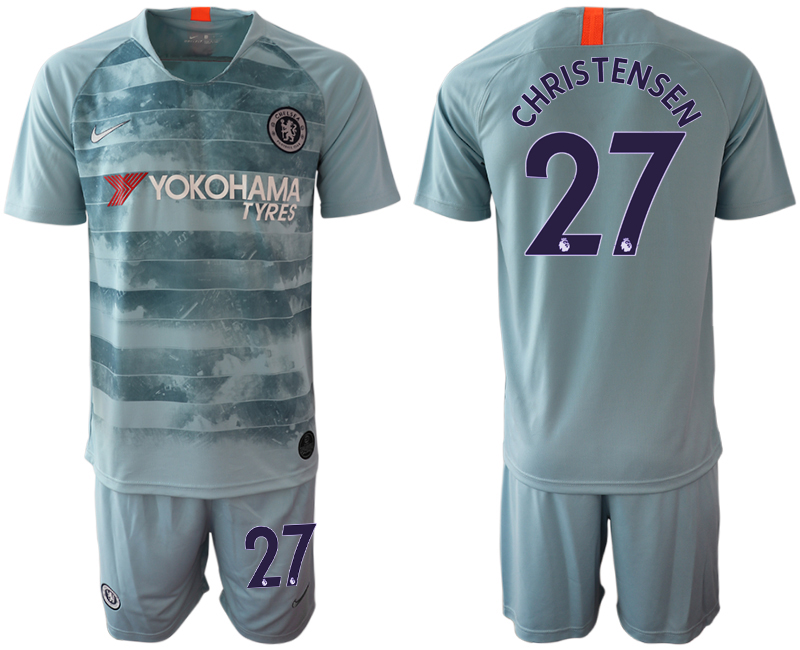 2018-19 Chelsea 27 CHRISTENSEN Third Away Soccer Jersey - Click Image to Close