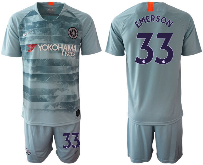 2018-19 Chelsea 33 EMERSON Third Away Soccer Jersey - Click Image to Close
