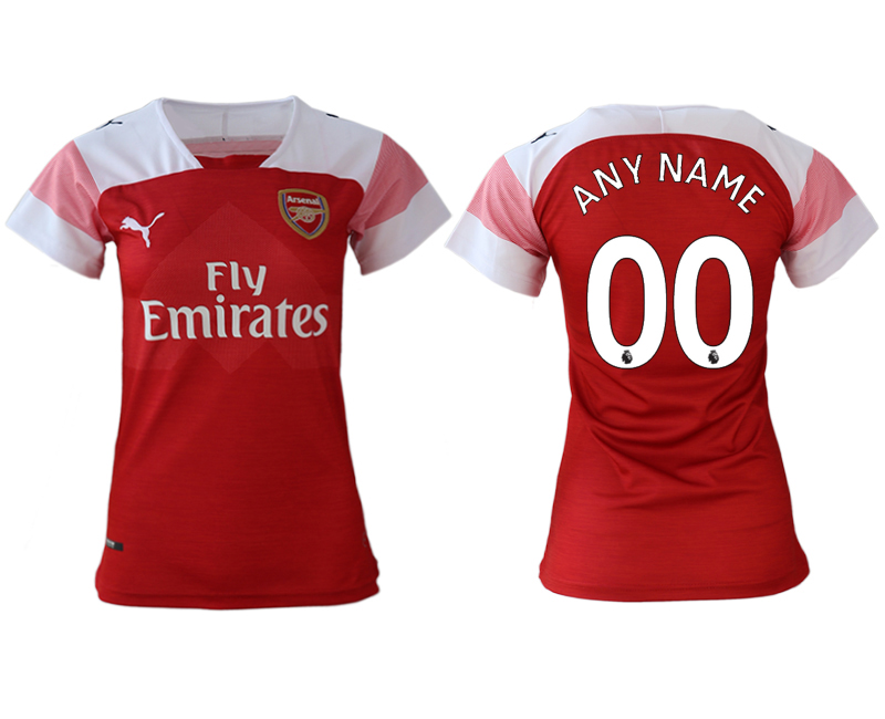 2018-19 Arsenal Home Women Customized Soccer Jersey