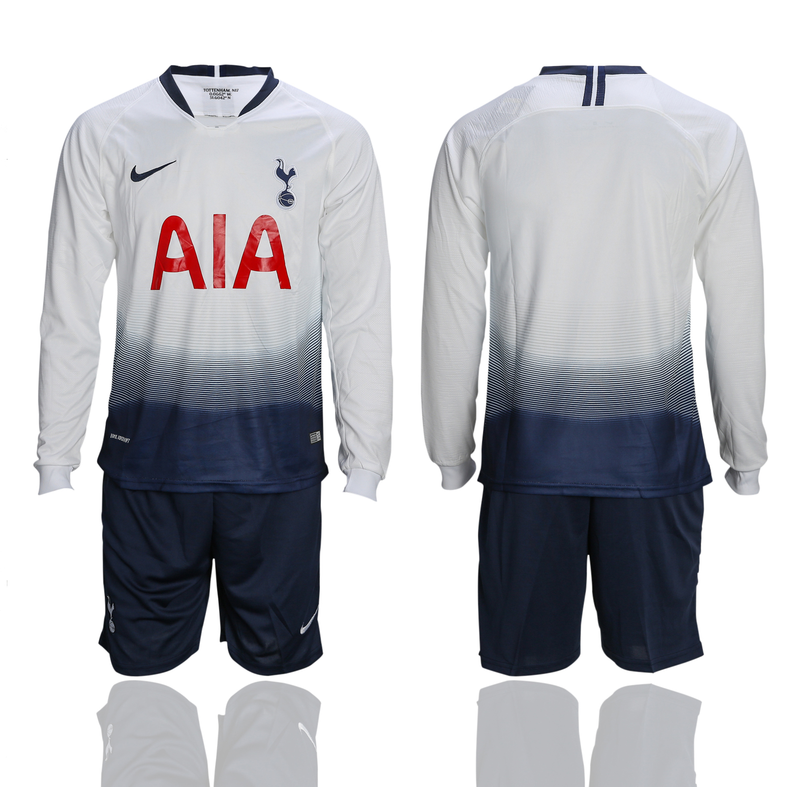 2018-19 Tottenham Hotspur Home Long Sleeve Soccer Jersey