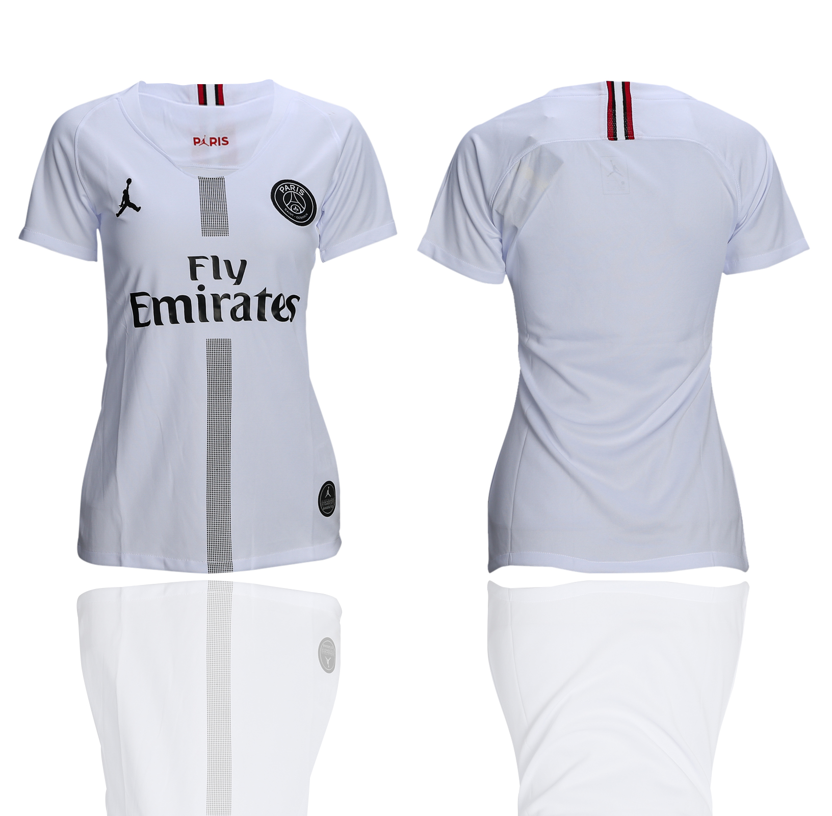 2018-19 Paris Saint-Germain Jordan Champions League White Women Soccer Jersey