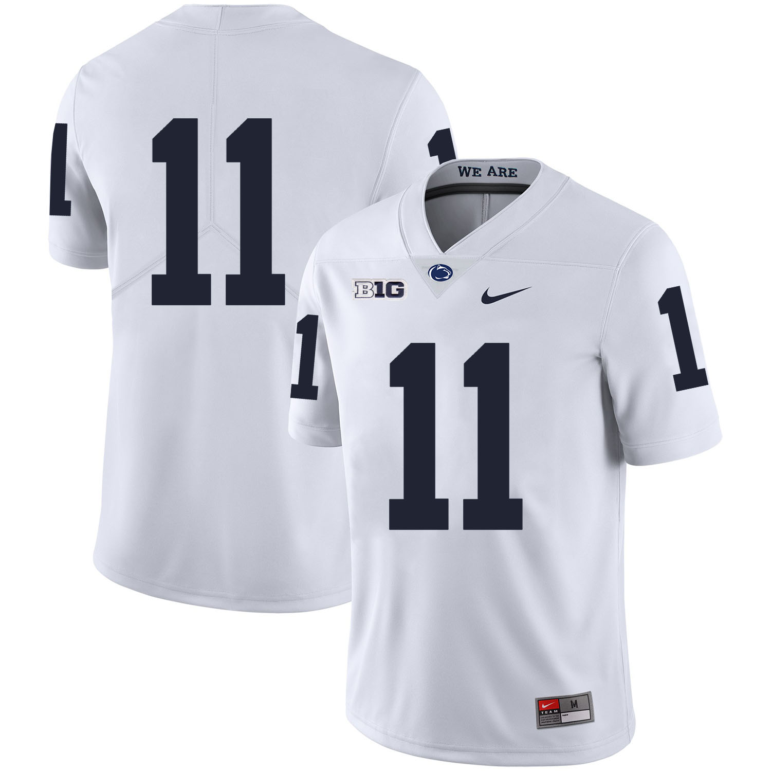 Penn State Nittany Lions 11 Brandon Bell White Nike College Football Jersey