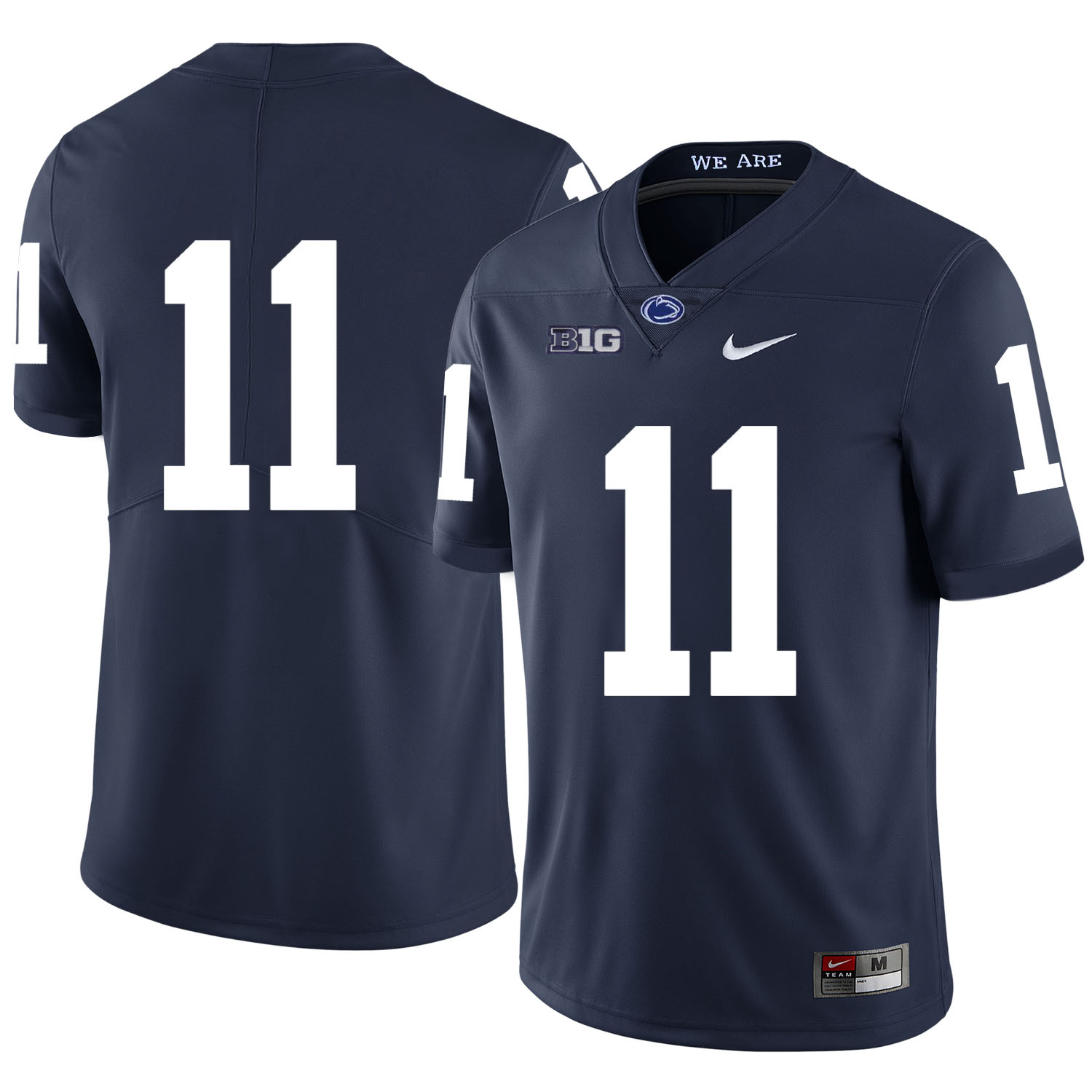 Penn State Nittany Lions 11 Matt McGloin Navy Nike College Football Jersey