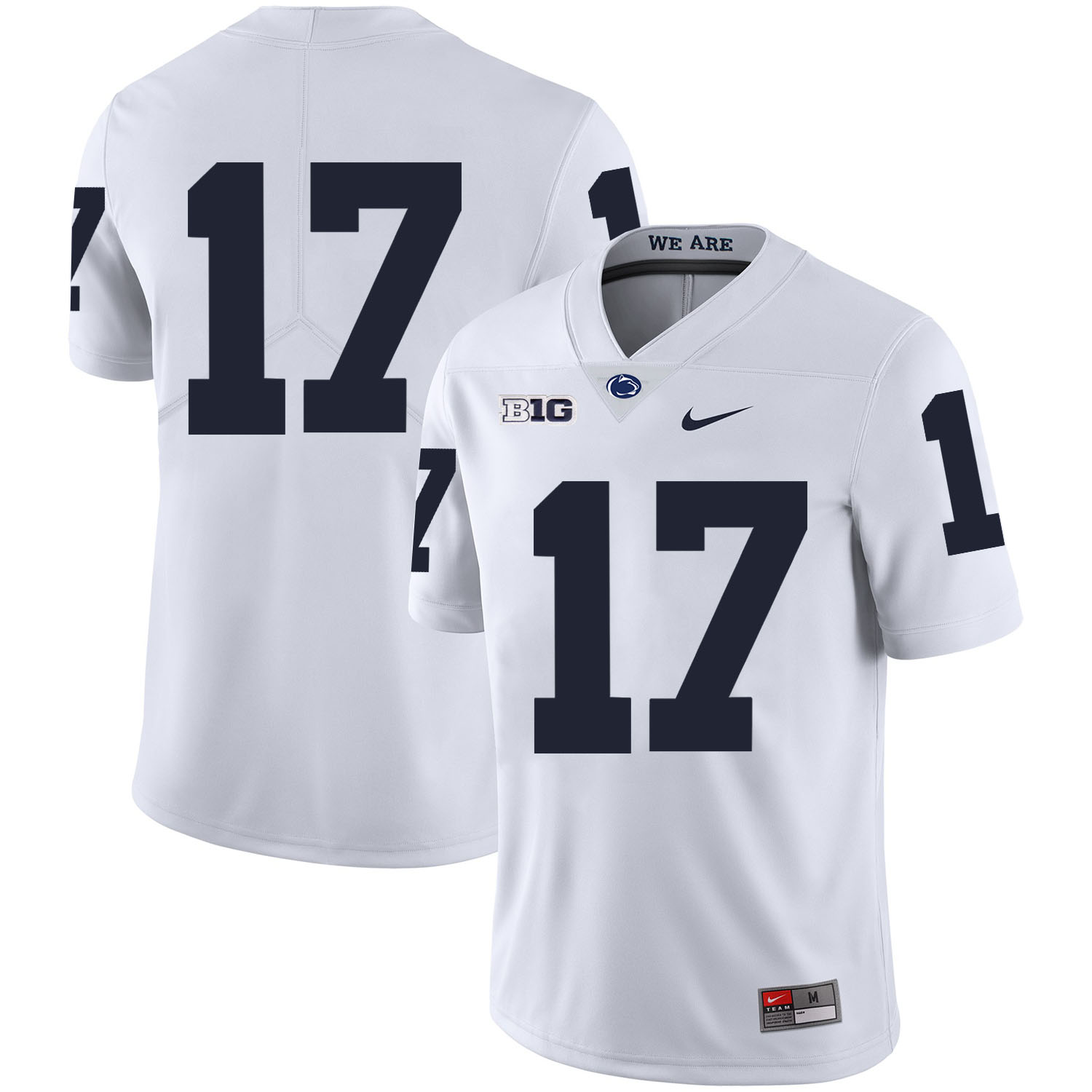 Penn State Nittany Lions 17 Generations of Greatness White Nike College Football Jersey - Click Image to Close