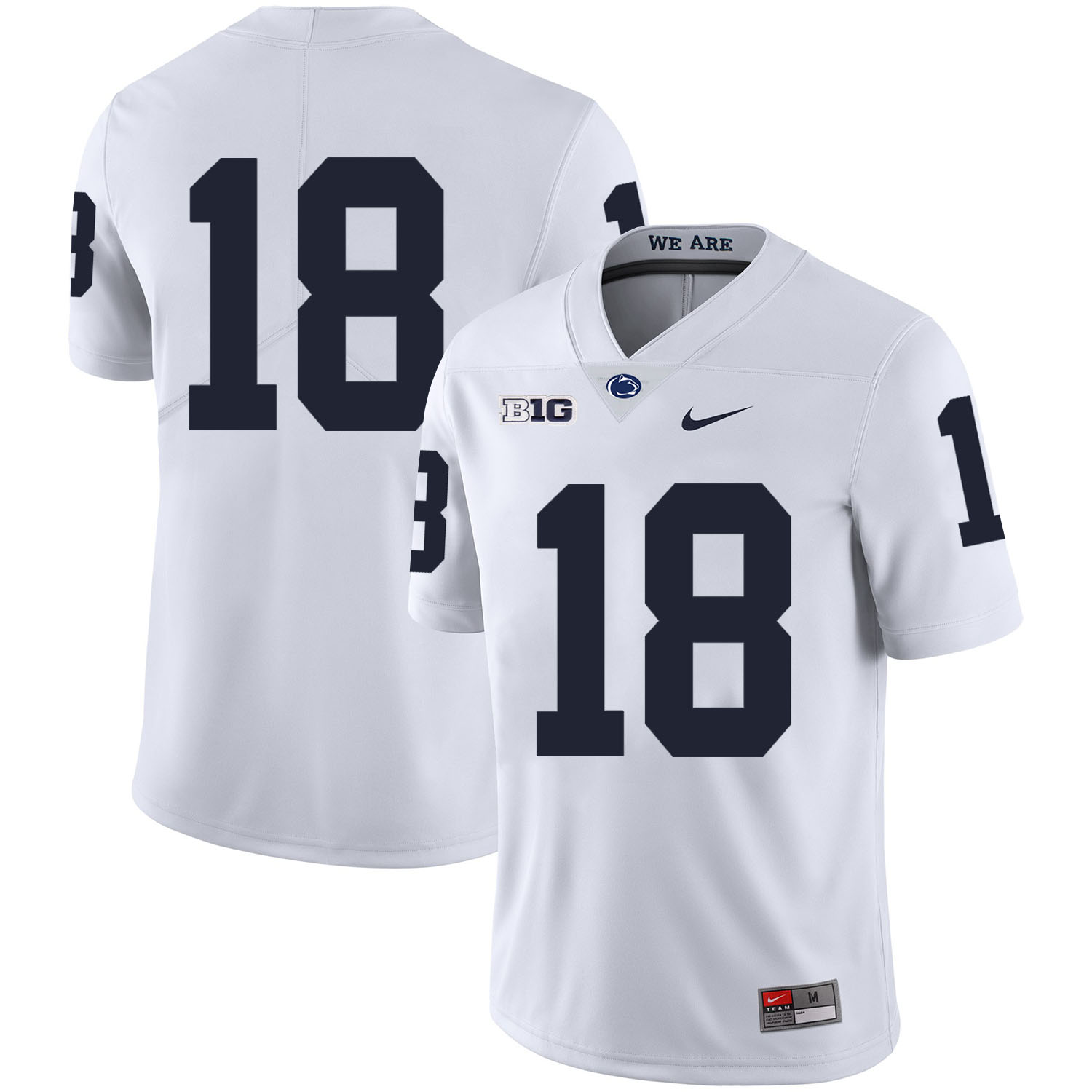 Penn State Nittany Lions 18 Jesse James White Nike College Football Jersey
