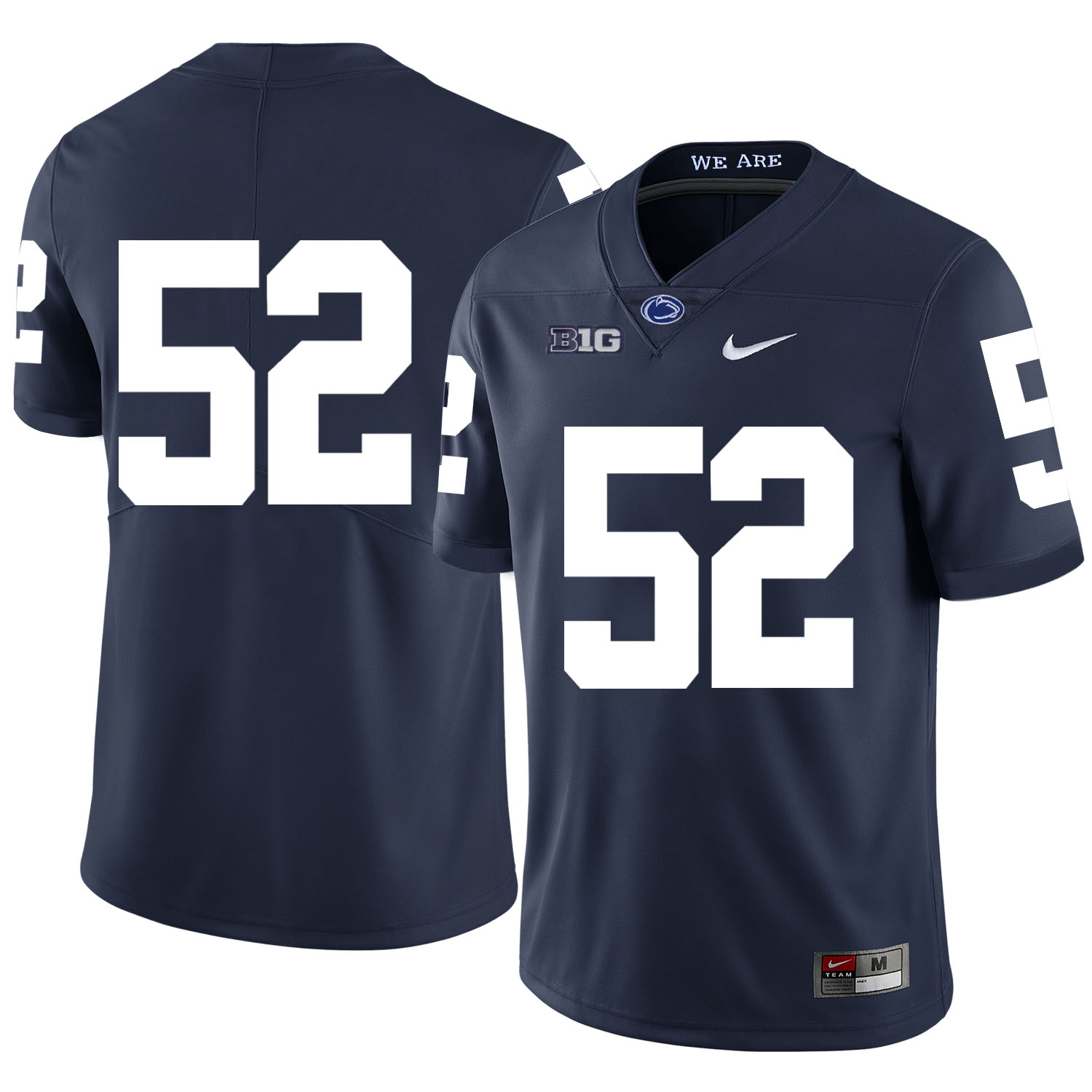 Penn State Nittany Lions 52 Curtis Cothran Navy Nike College Football Jersey