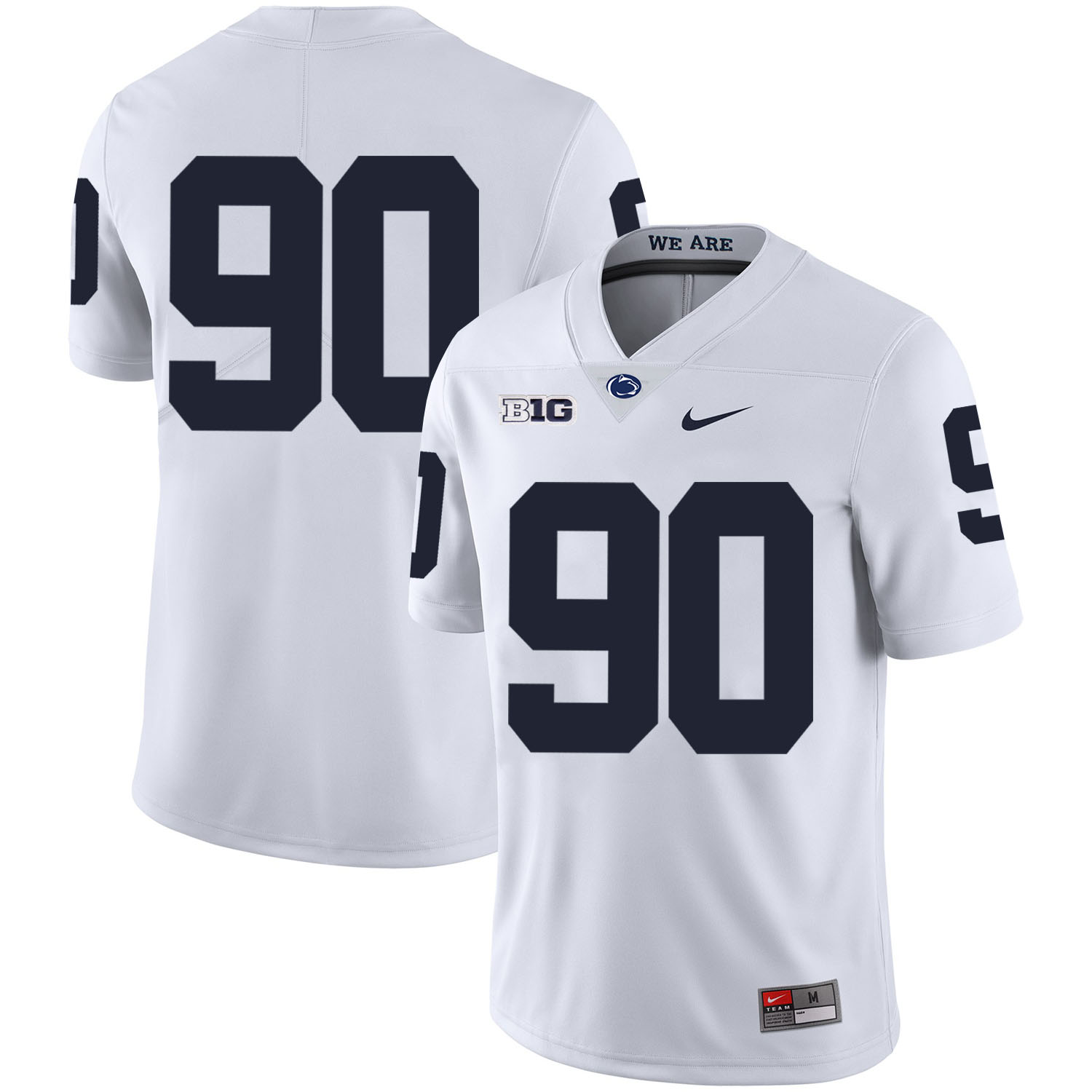 Penn State Nittany Lions 90 Garrett Sickels White Nike College Football Jersey