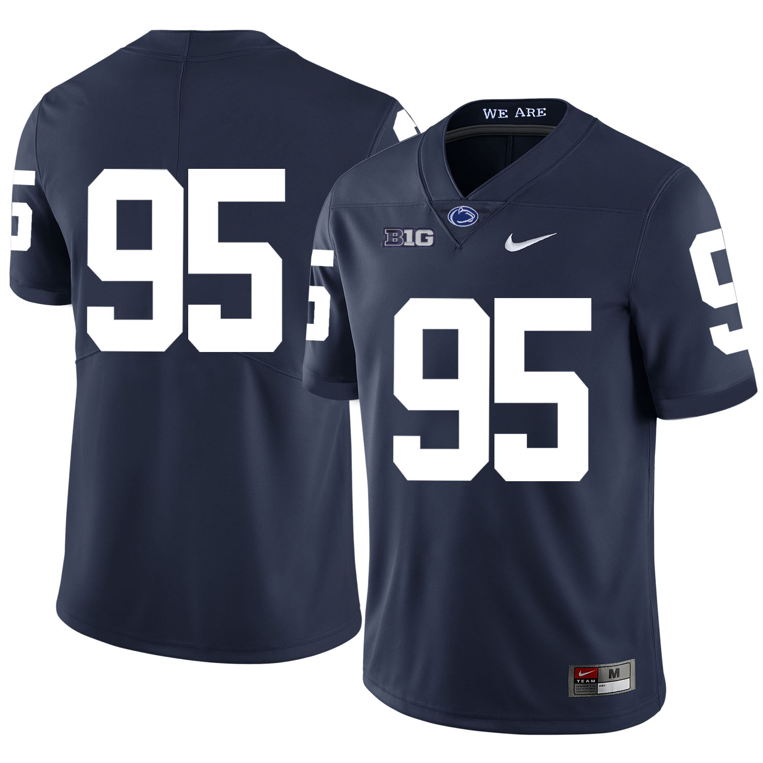Penn State Nittany Lions 95 Carl Nassib Navy Nike College Football Jersey