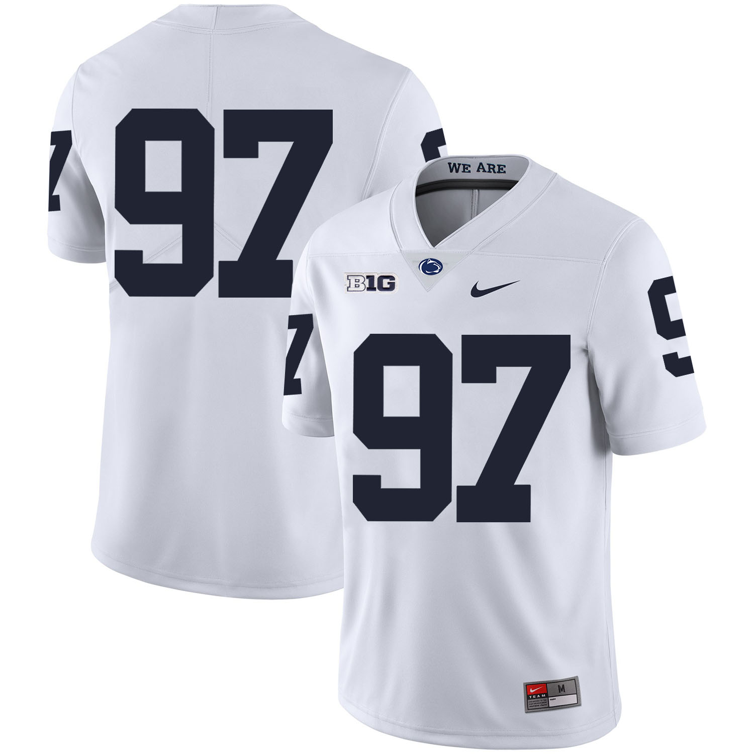Penn State Nittany Lions 97 Sam Ficken White Nike College Football Jersey