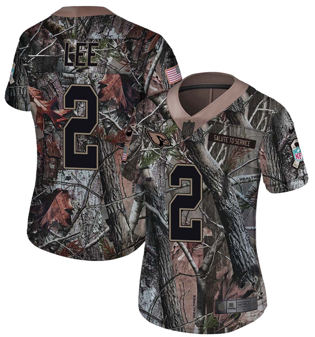Nike Cardinals 2 Andy Lee Camo Women Rush Limited Jersey