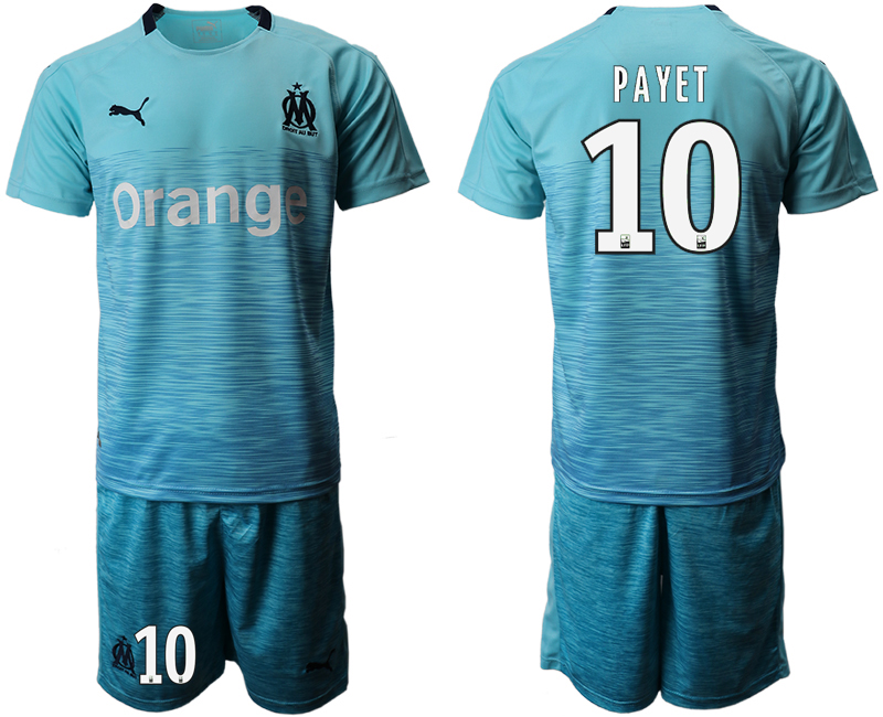 2018-19 Marseille 10 PAYET Away Soccer Jersey - Click Image to Close
