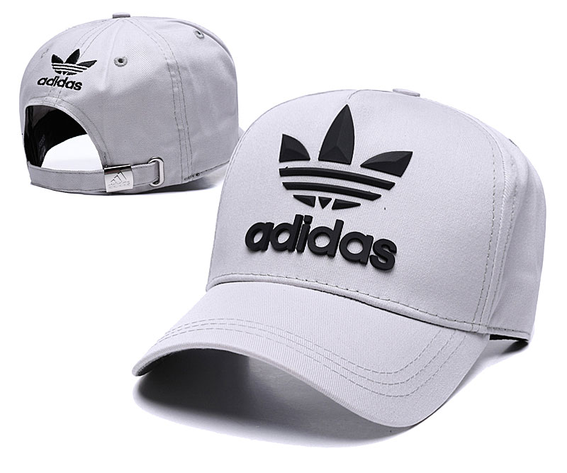 Adidas Originals Classic Gray Peaked Adjustable Hat TX