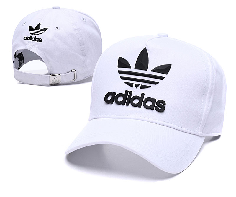 Adidas Originals Classic White Peaked Adjustable Hat TX