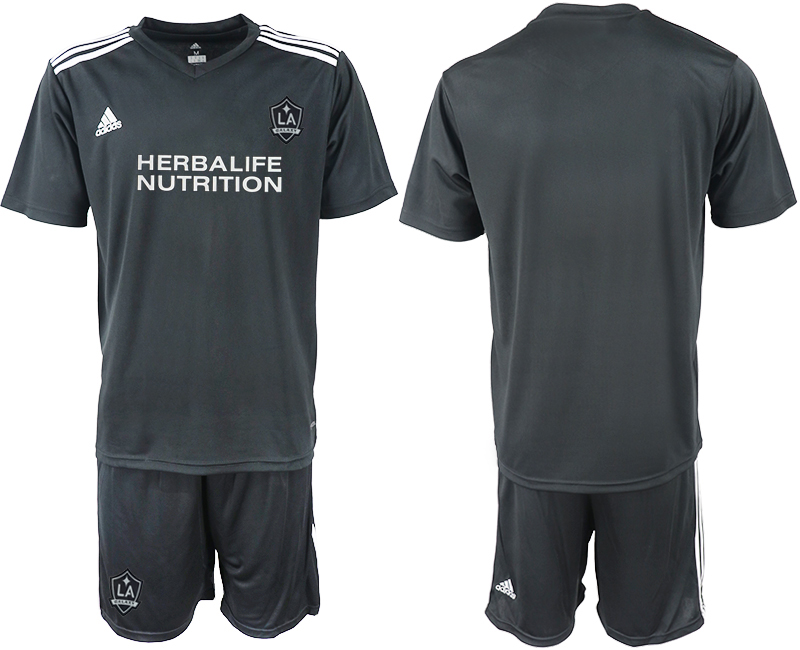 2018-19 Los Angeles Galaxy Black Training Soccer Jersey - Click Image to Close