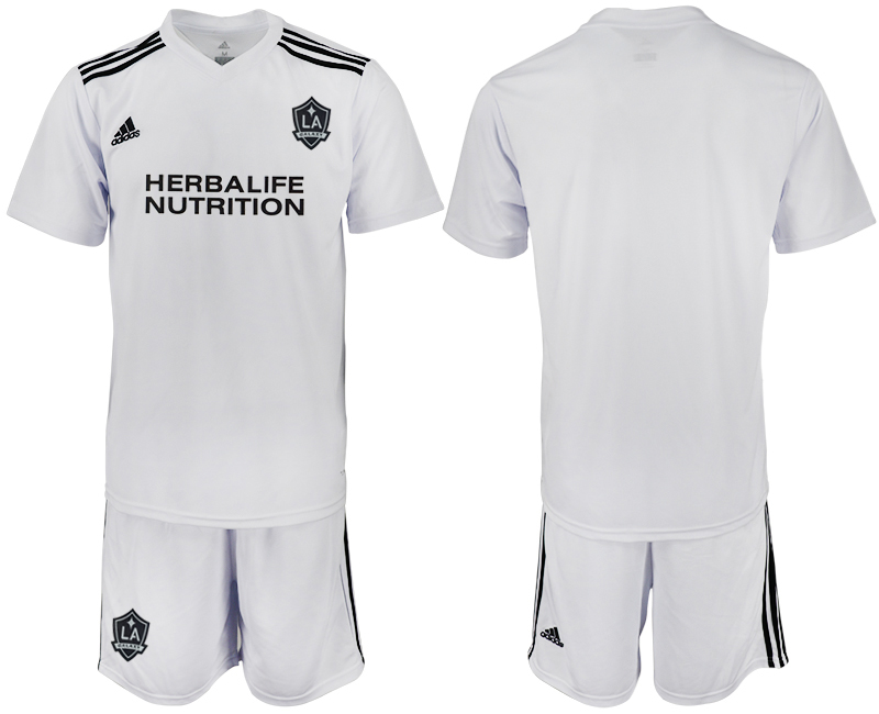 2018-19 Los Angeles Galaxy White Training Soccer Jersey