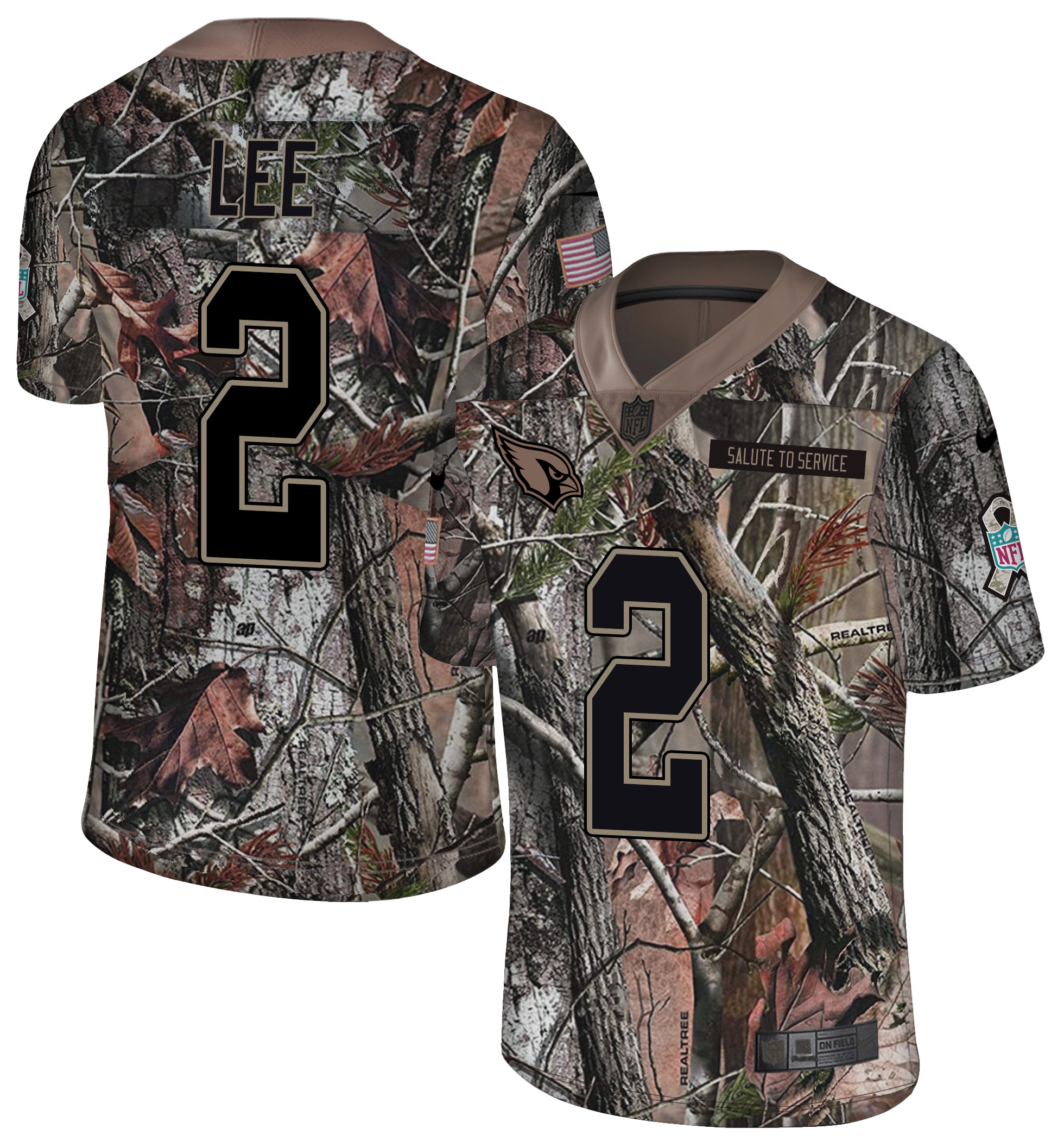 Nike Cardinals 2 Andy Lee Camo Rush Limited Jersey