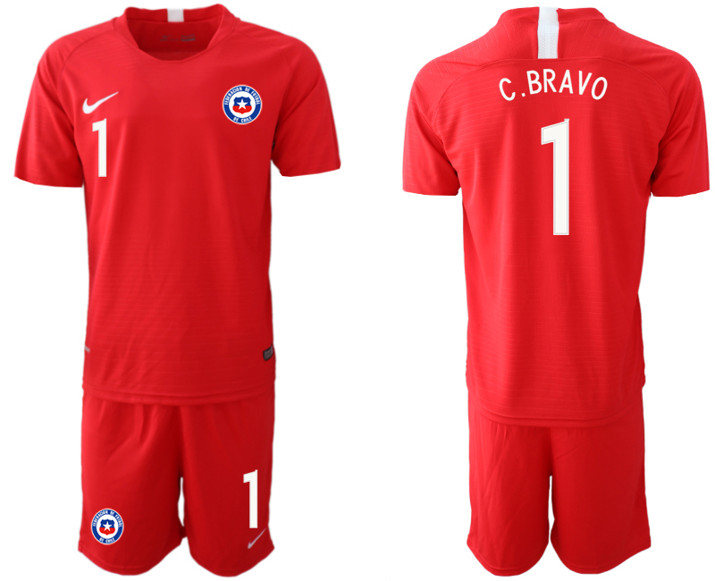 2018-19 Chile 1 C. BRAVO Home Soccer Jersey