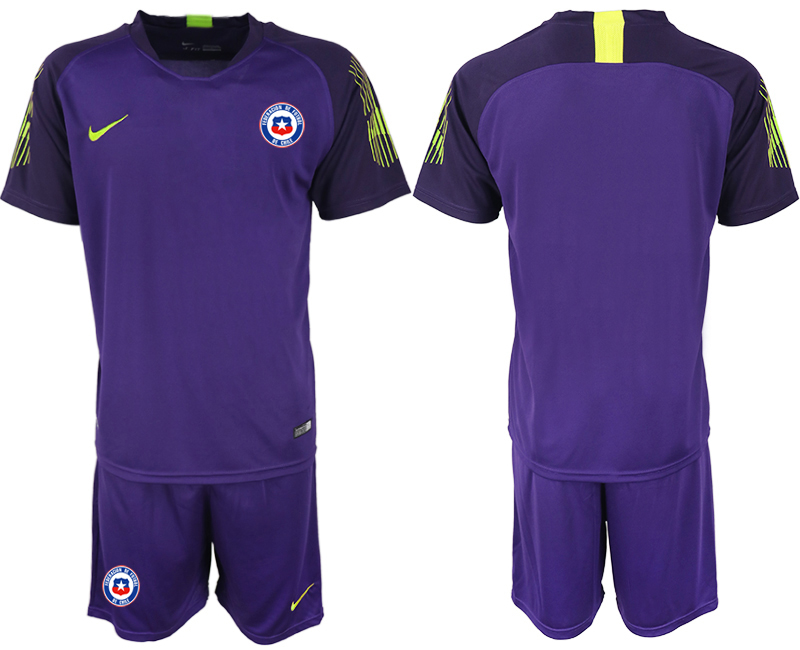 2018-19 Chile Purple Goalkeeper Soccer Jersey