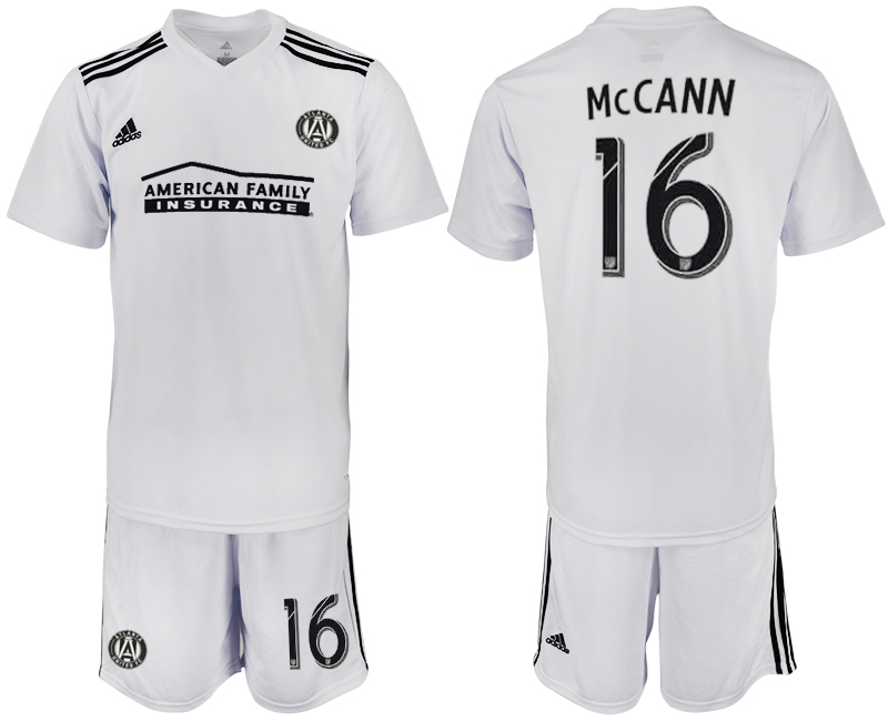 2018-19 Atlanta United FC 16 McCANN White Soccer Jersey