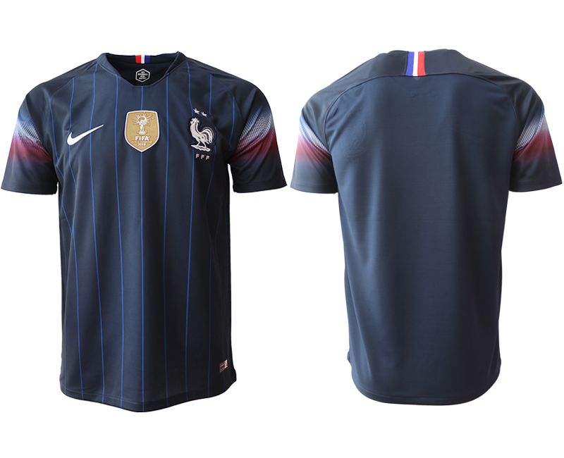 2018-19 France Home Thailand Soccer Jersey