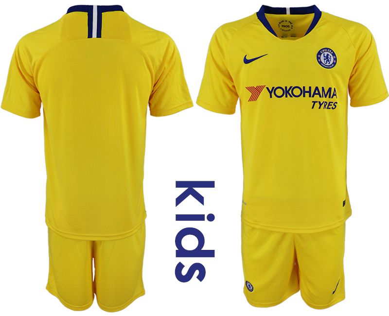 2018-19 Chelsea Away Youth Soccer Jersey