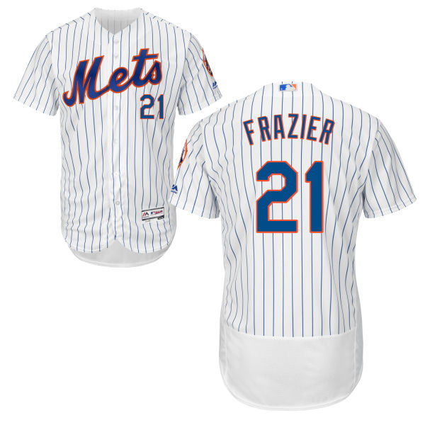 Mets 21 Todd Frazier White Flexbase Jersey