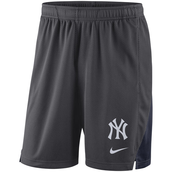 Men's New York Yankees Nike Anthracite Franchise Performance Shorts