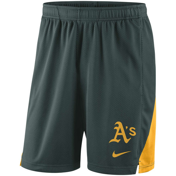 Men's Oakland Athletics Nike Green Franchise Performance Shorts