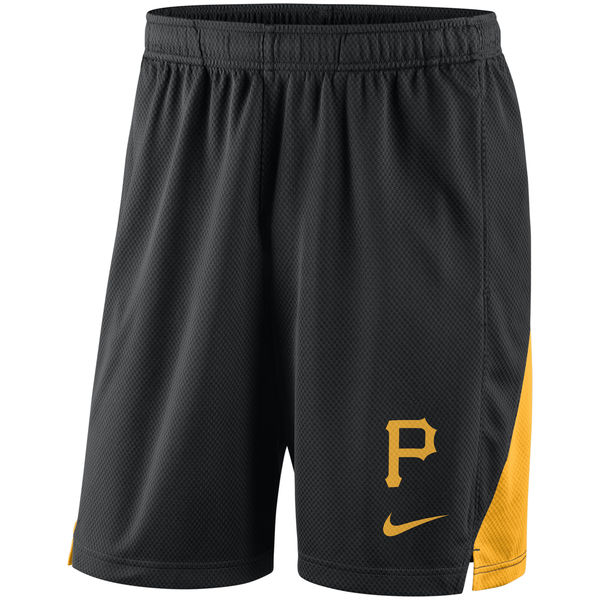 Men's Pittsburgh Pirates Nike Black Franchise Performance Shorts