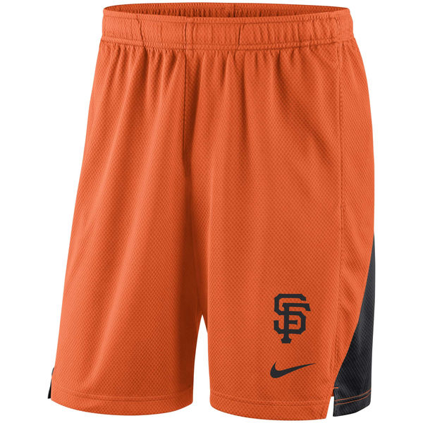 Men's San Francisco Giants Nike Orange Franchise Performance Shorts