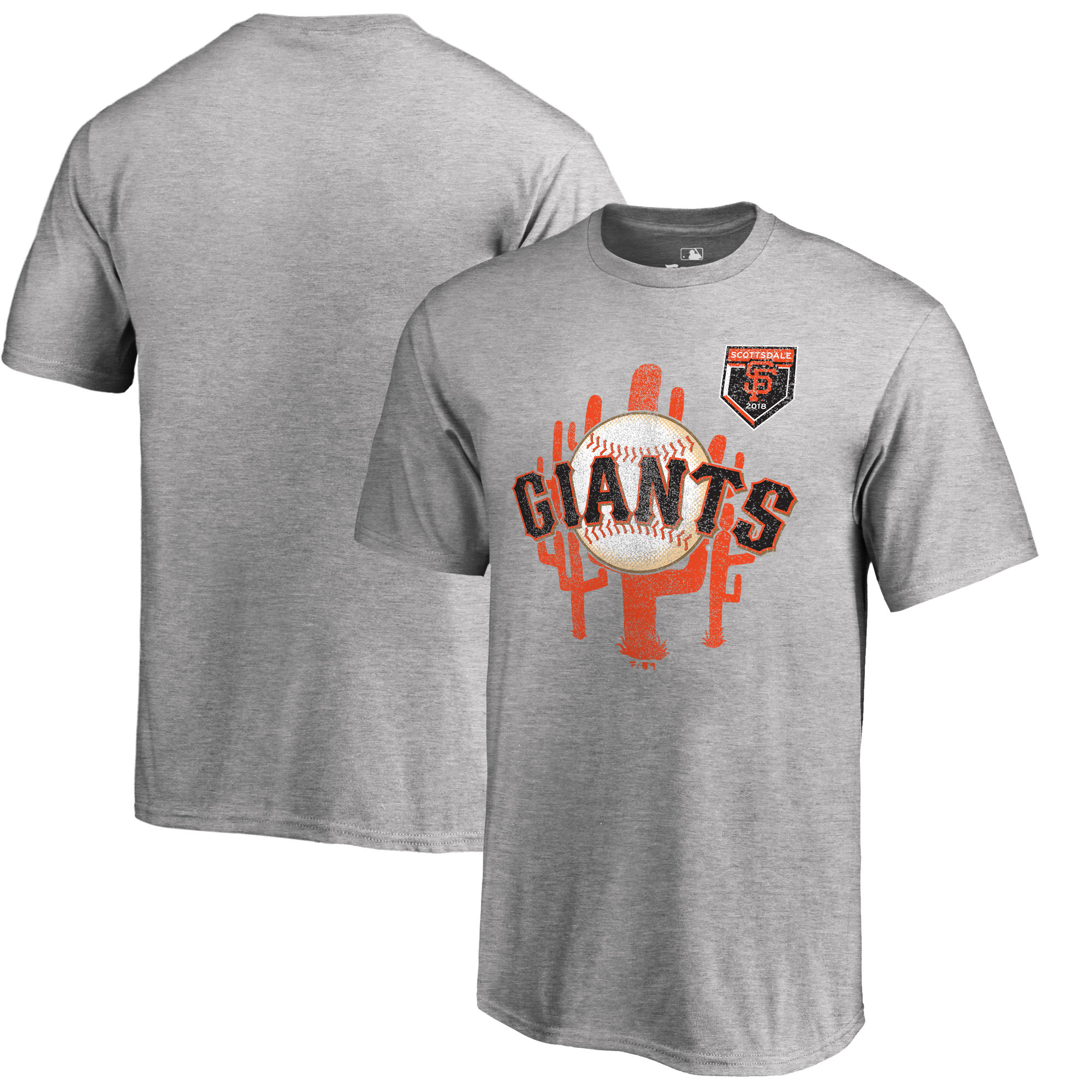 San Francisco Giants Fanatics Branded 2018 MLB Spring Training Vintage T Shirt Heather Gray