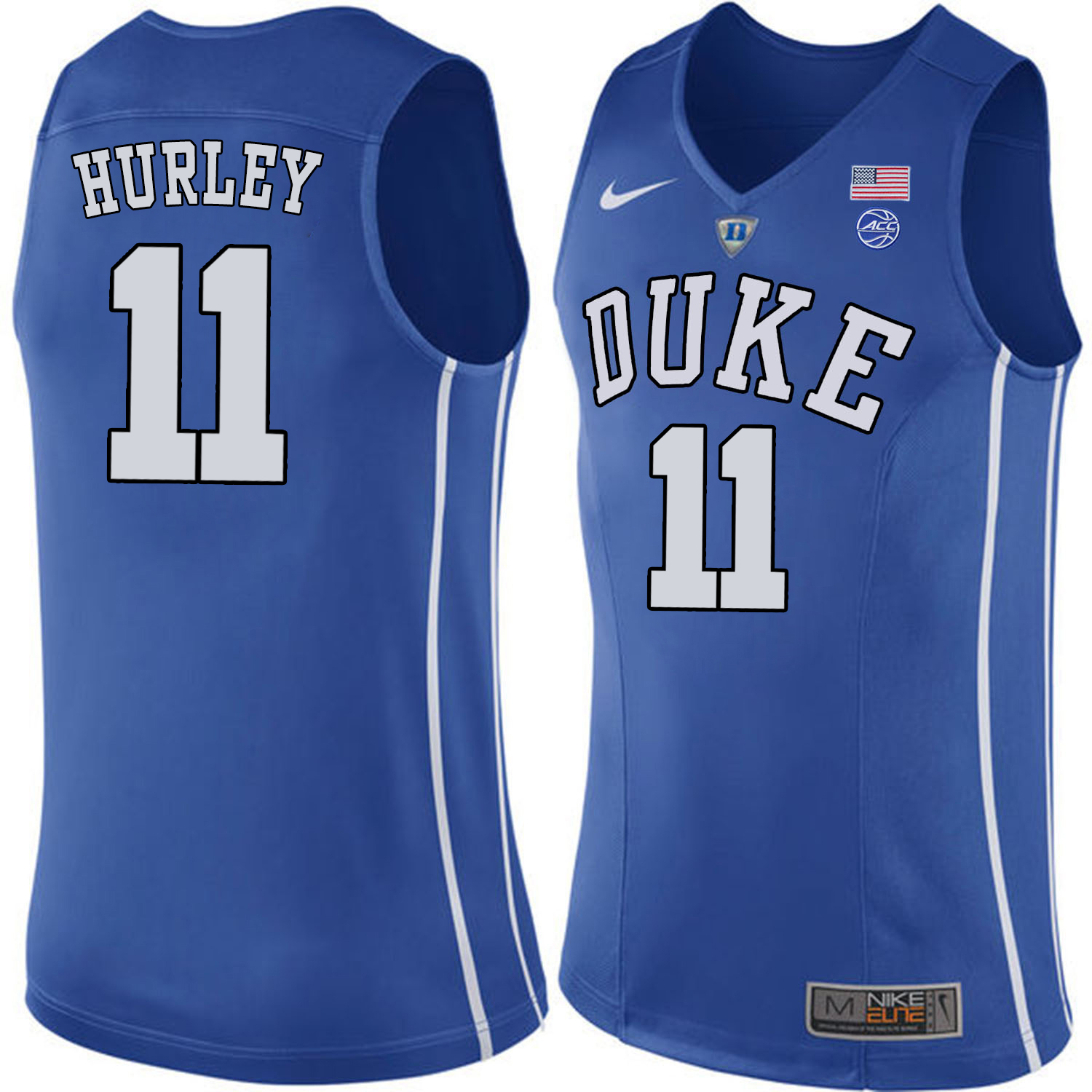 Duke Blue Devils 11 Bobby Hurley Blue College Basketball Jersey
