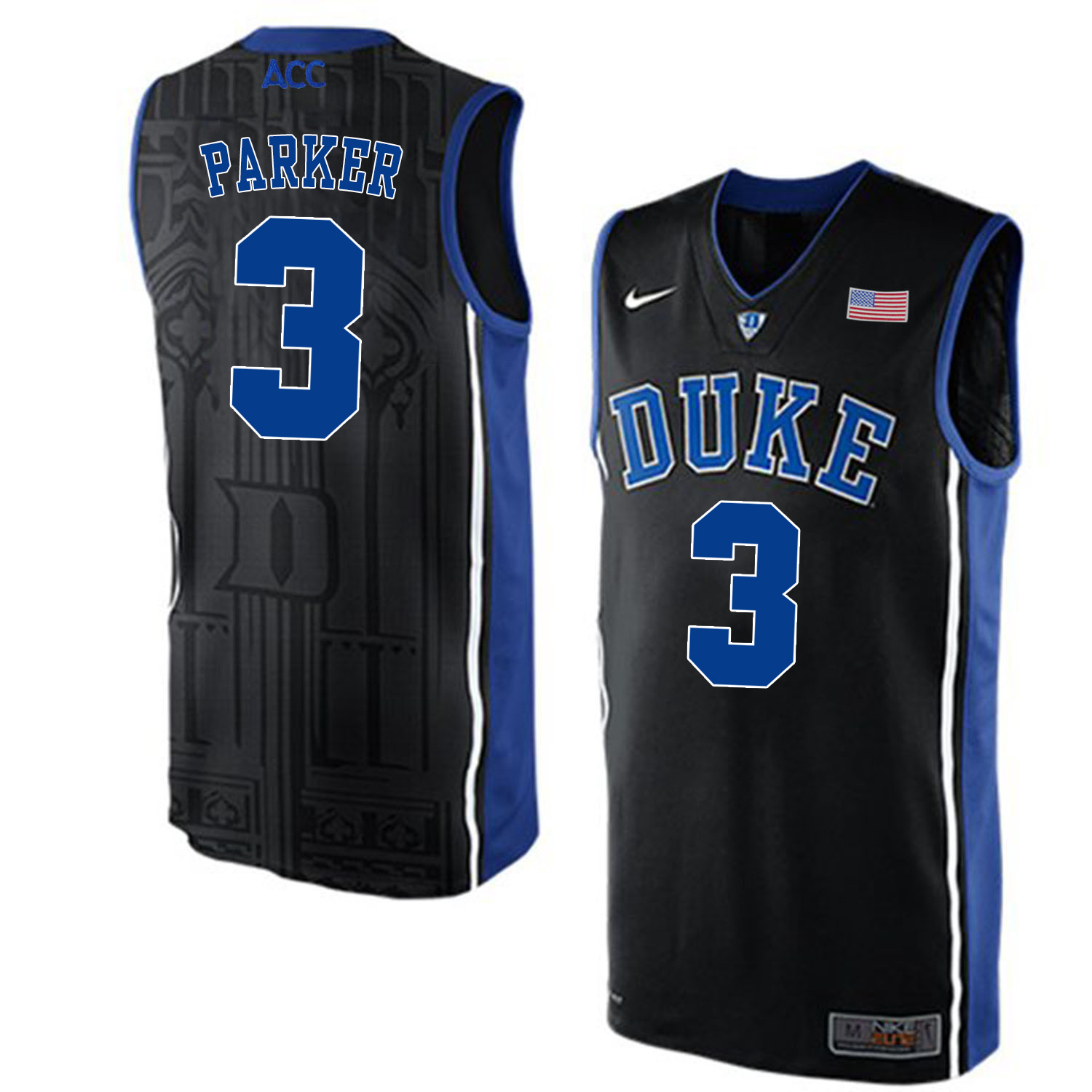 Duke Blue Devils 3 Jabari Parker Black College Basketball Elite Jersey Duke Blue Devils 3 Jabari Parker Black College Basketball Elite Jersey