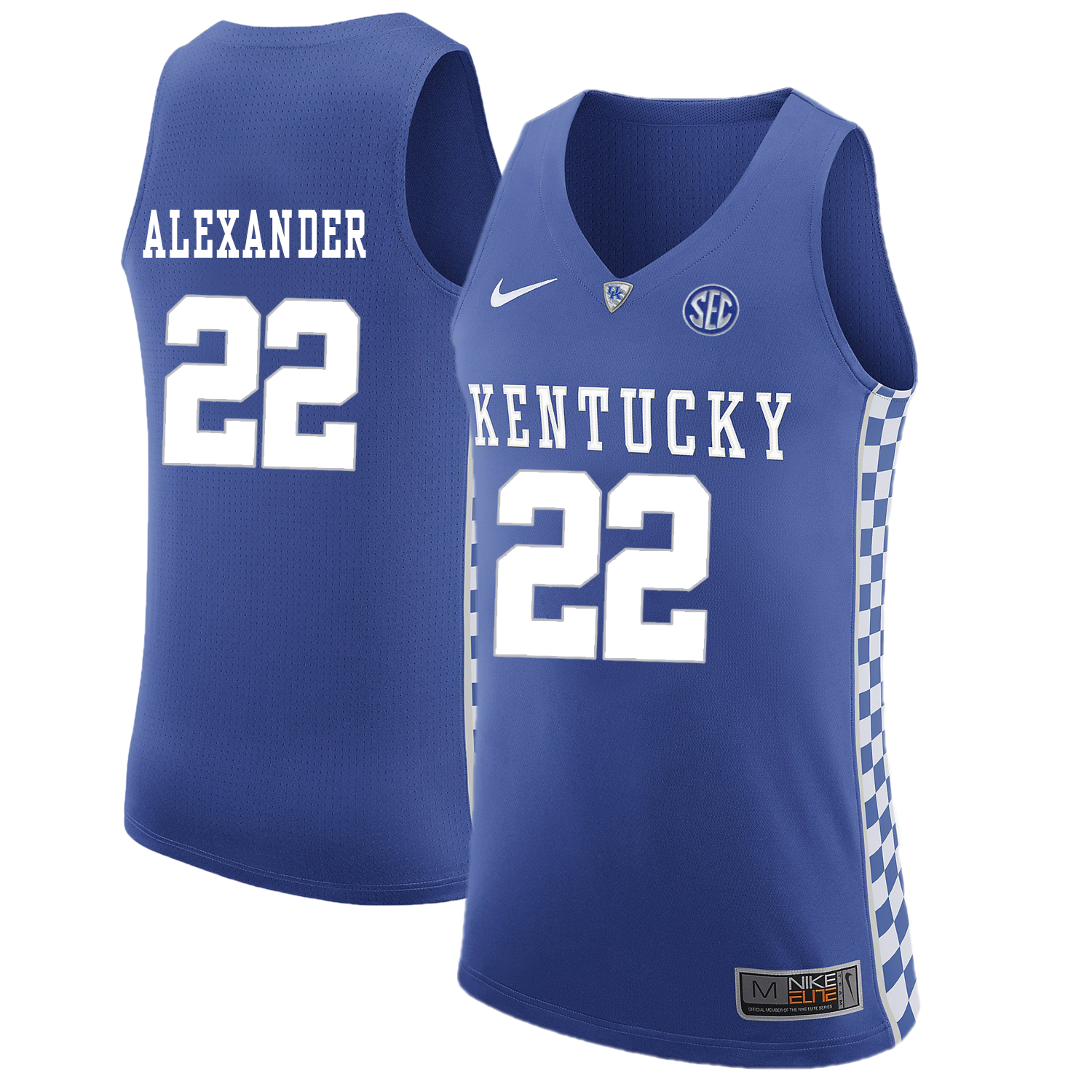 Kentucky Wildcats 22 Shai Gilgeous-Alexander Blue College Basketball Jersey