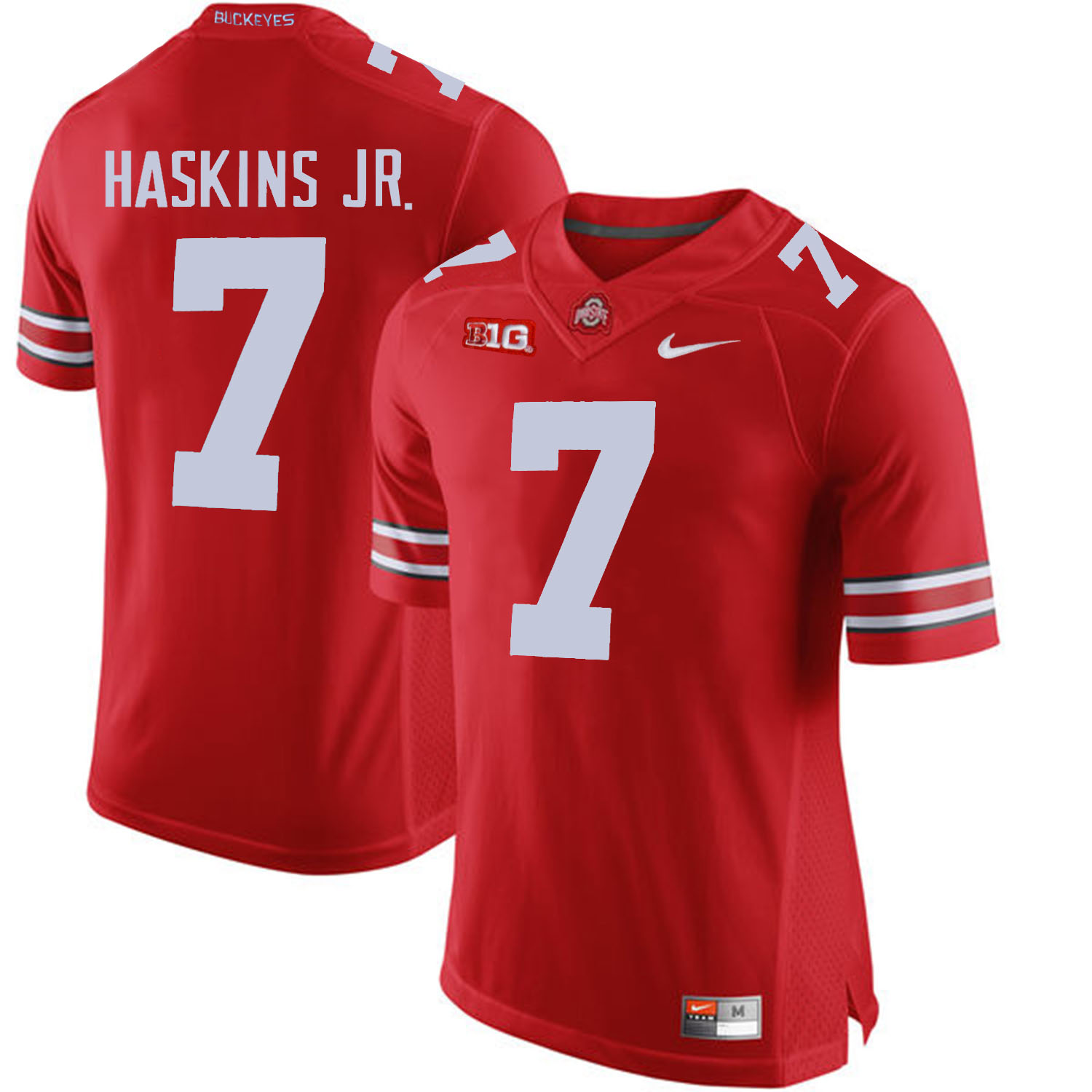 Ohio State Buckeyes 7 Dwayne Haskins Red College Football Jersey