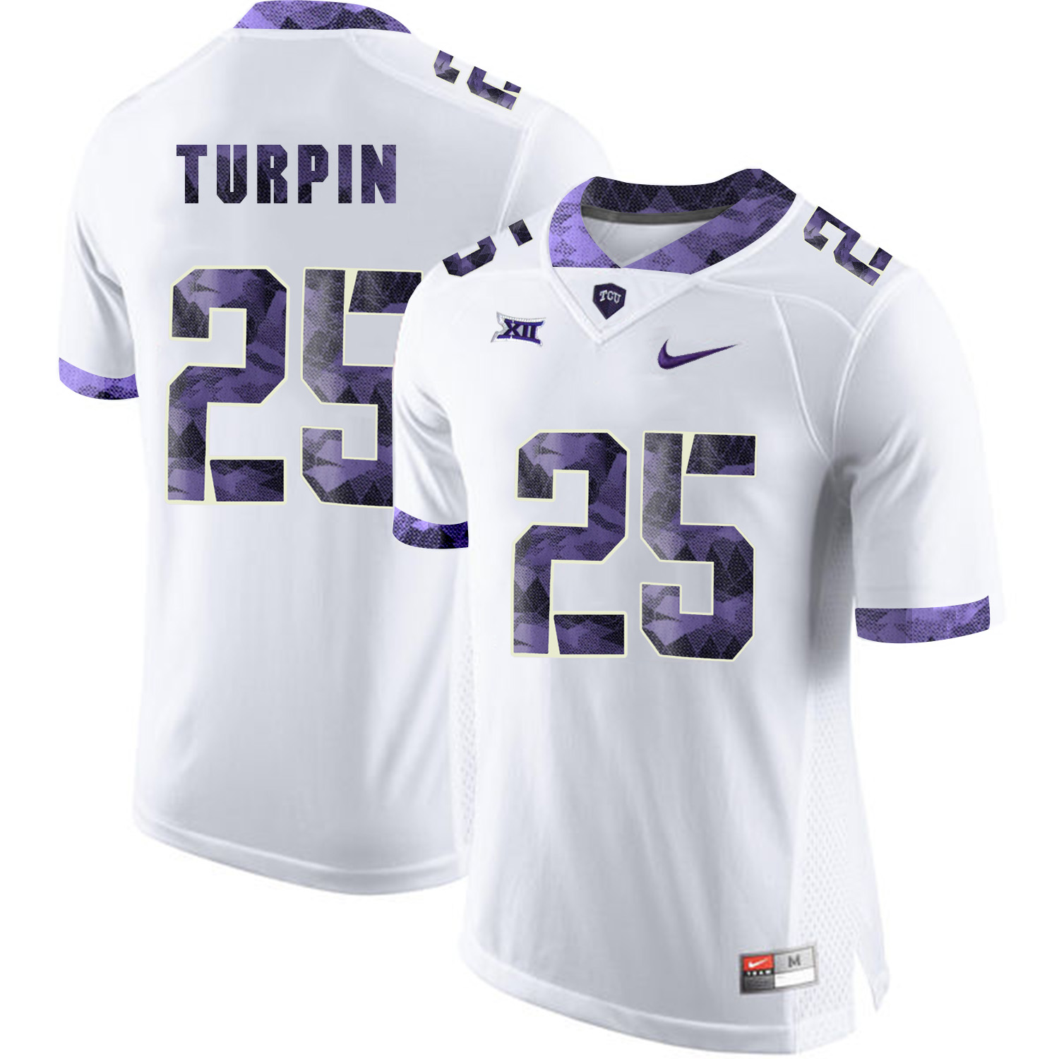 TCU Horned Frogs 25 KaVontae Turpin White College Football Jersey
