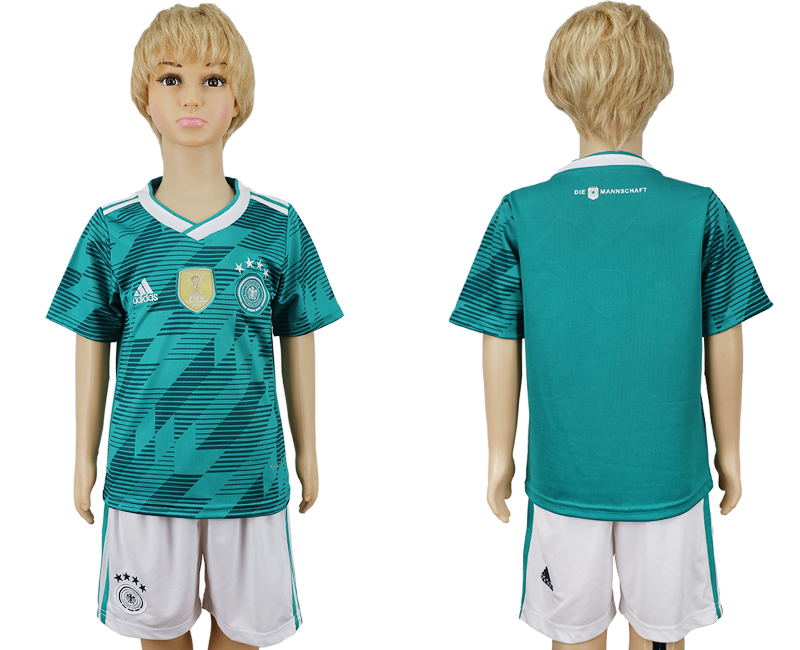 Germany Away 2018 FIFA World Cup Youth Soccer Jersey - Click Image to Close