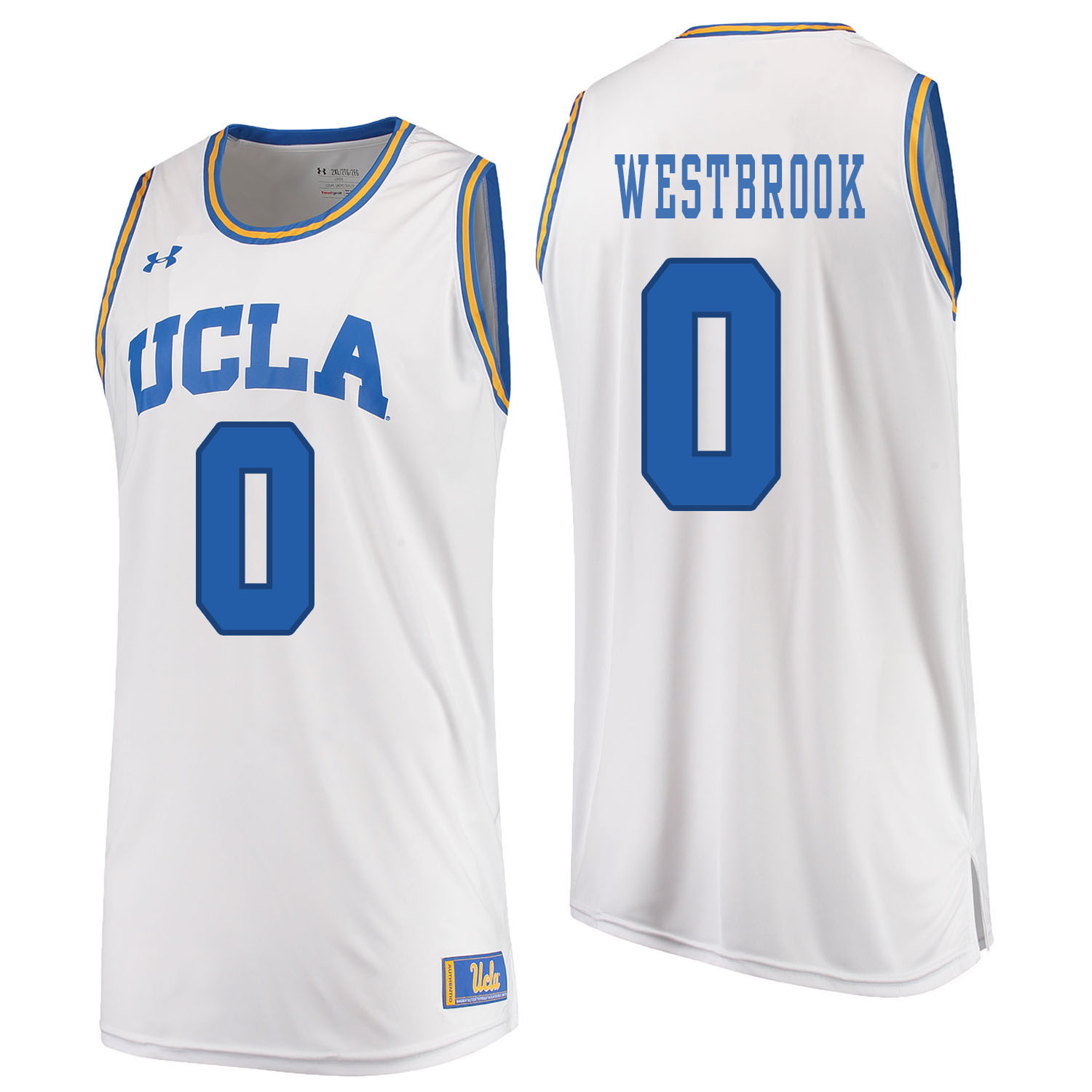 UCLA Bruins 0 Russell Westbrook White College Basketball Jersey UCLA Bruins 0 Russell Westbrook White College Basketball Jersey