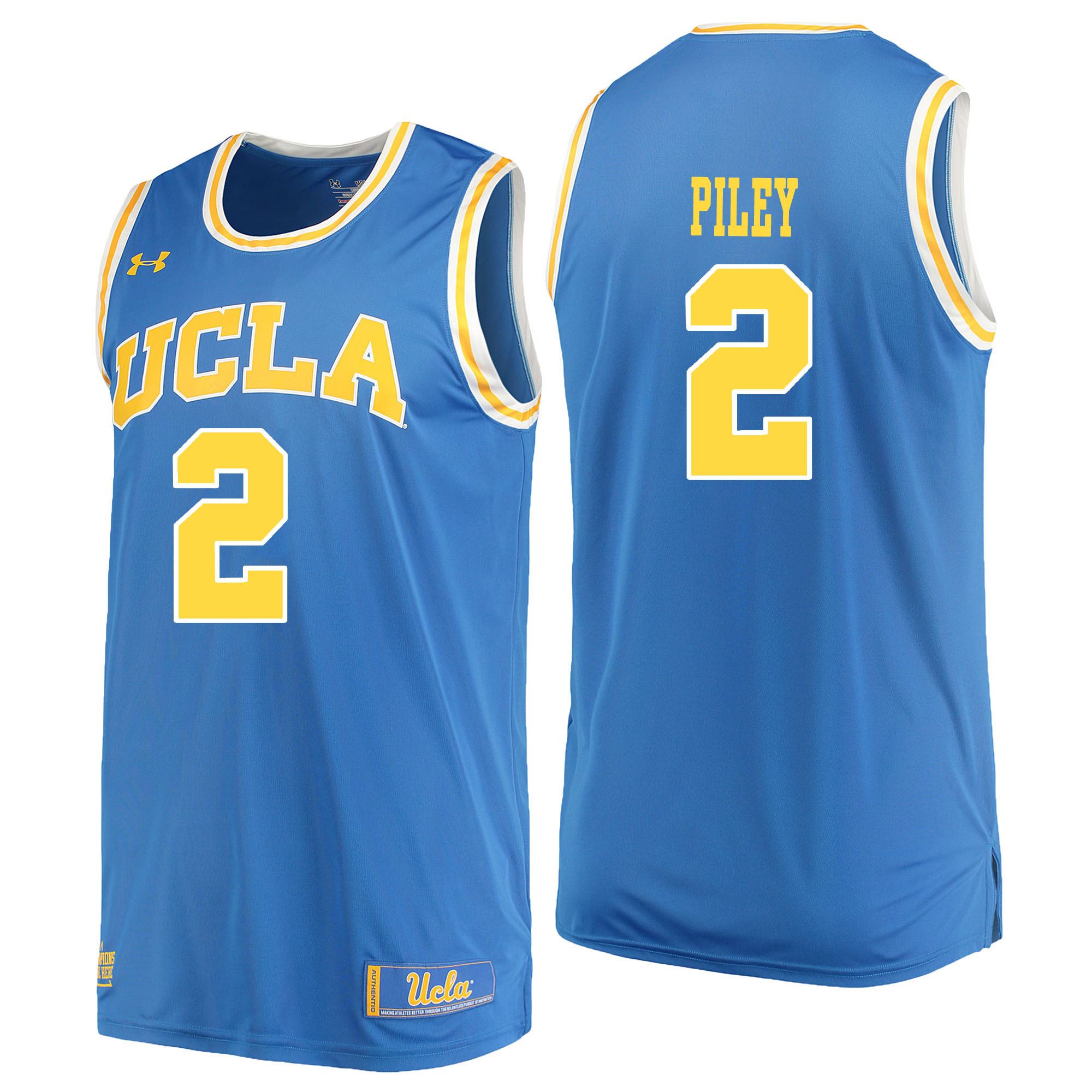UCLA Bruins 2 Cody Riley Blue College Basketball Jersey - Click Image to Close