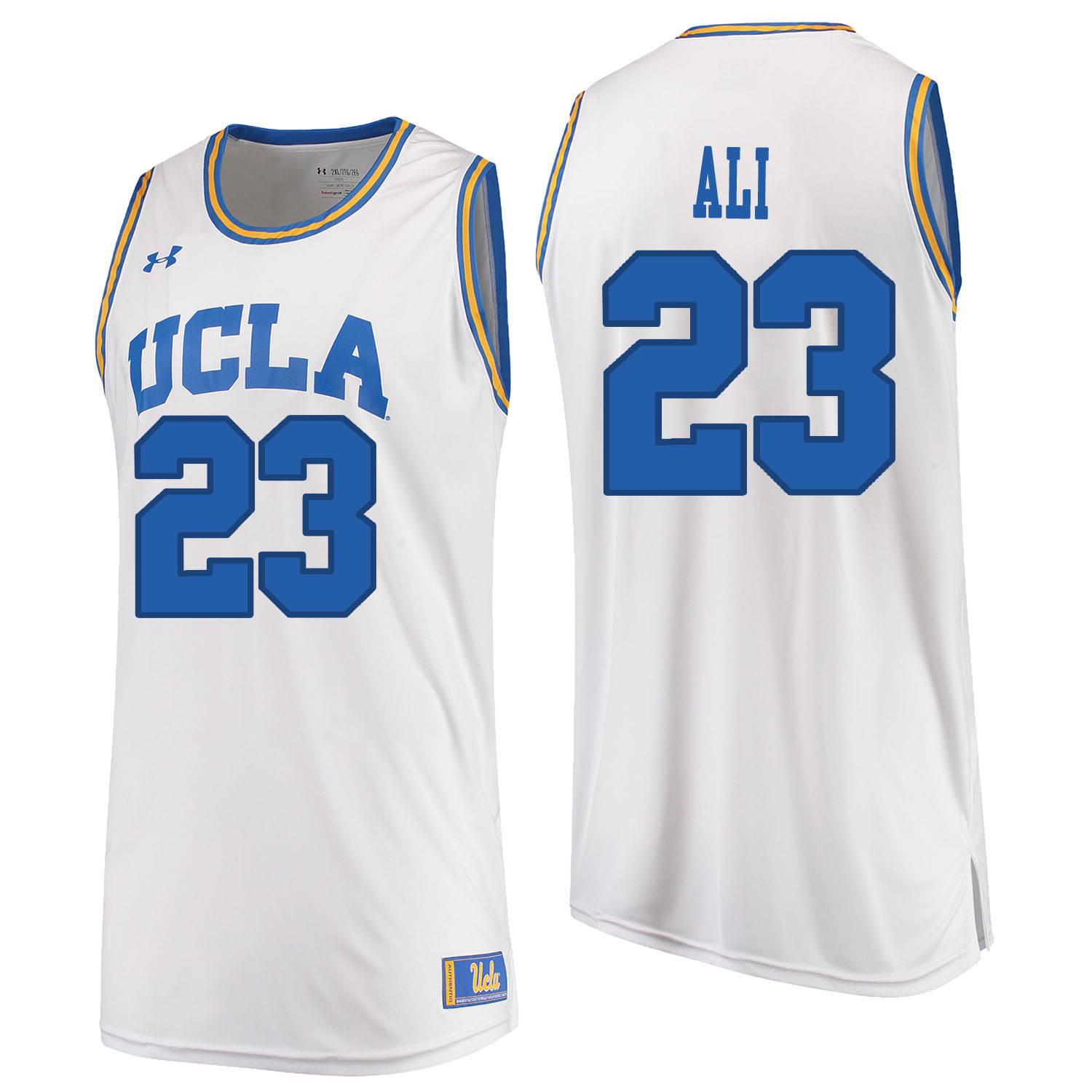 UCLA Bruins 23 Prince Ali White College Basketball Jersey - Click Image to Close