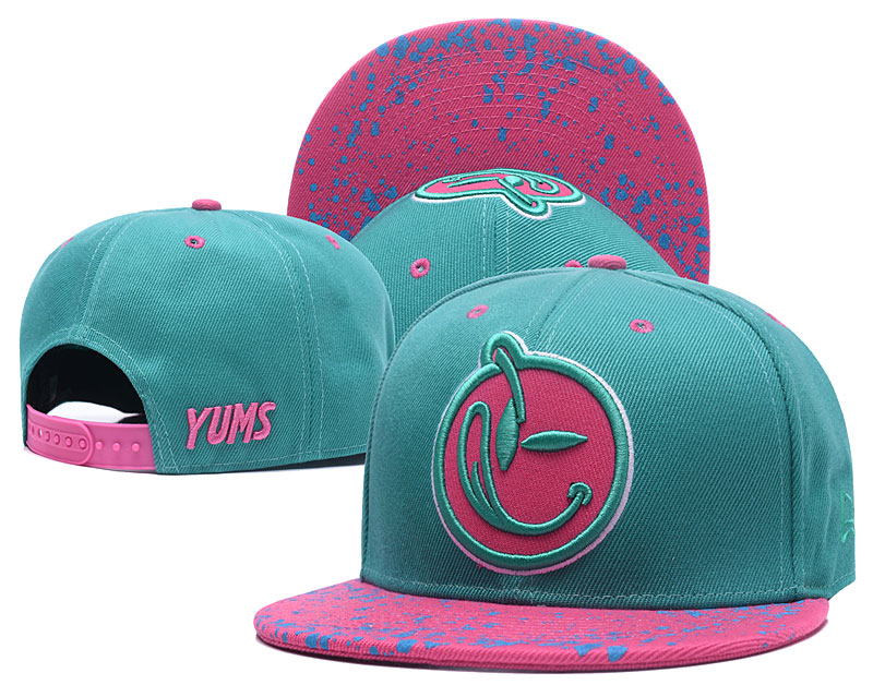 Yums Smiley Face Snapback hat YS