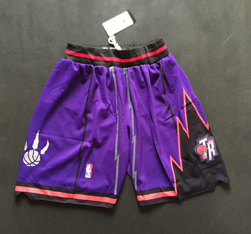 Raptors Purple Adidas Swingman Shorts