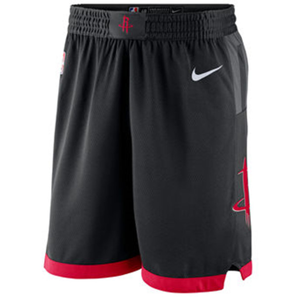Rockets Black Statement Nike Swingman Shorts