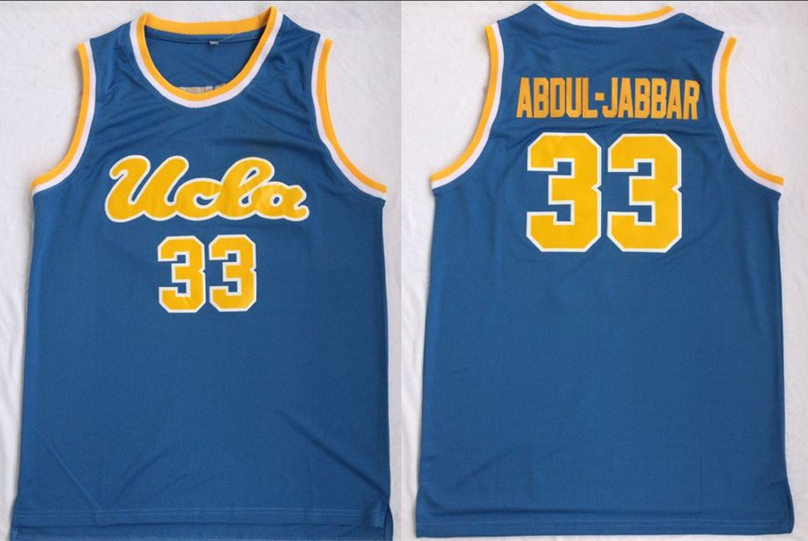 UCLA Bruins 33 Kareem Abudul-Jabbar Blue College Basketball Jersey