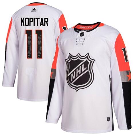 Kings 11 Anze Kopitar White Adidas 2018 NHL All-Star Game Atlantic Division Authentic Player Jersey